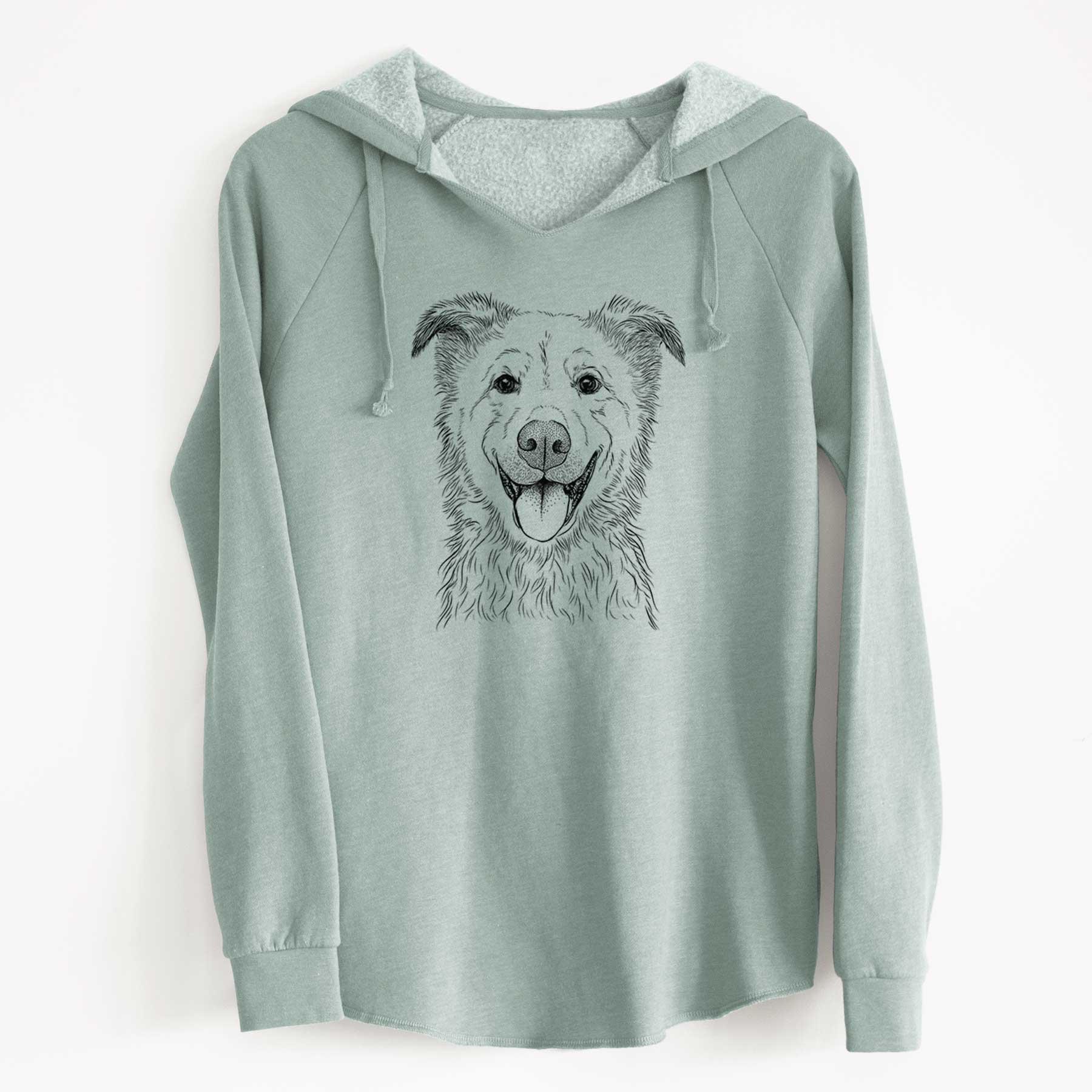 Bare Dawson the Mixed Breed - Cali Wave Hooded Sweatshirt