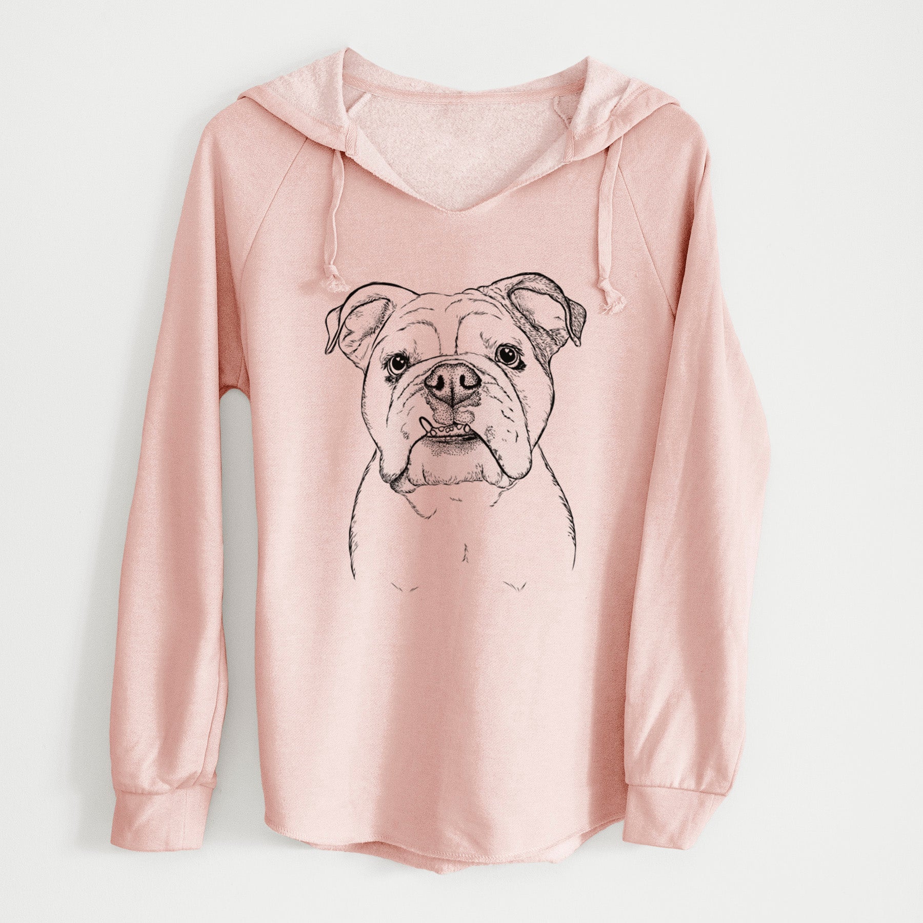 Bare Dazy the English Bulldog - Cali Wave Hooded Sweatshirt