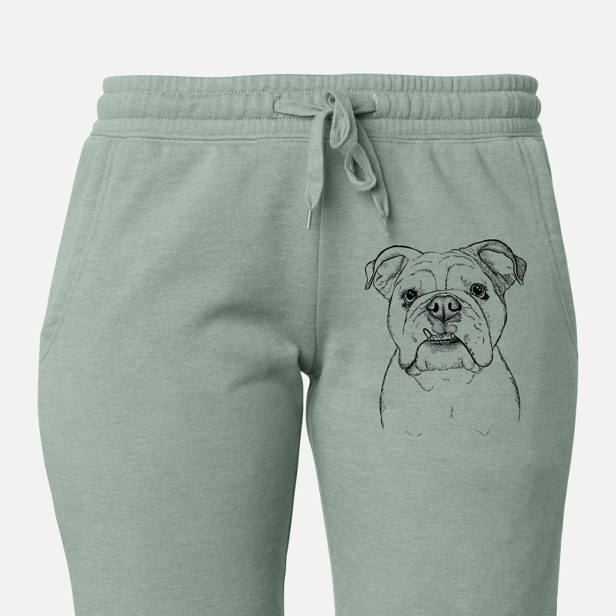 Dazy the English Bulldog - Women's Cali Wave Joggers
