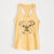 Dazy the English Bulldog - Women's Racerback Tanktop