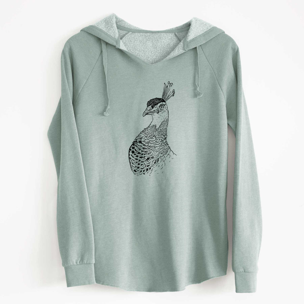 Bare Dee the Peahen - Cali Wave Hooded Sweatshirt
