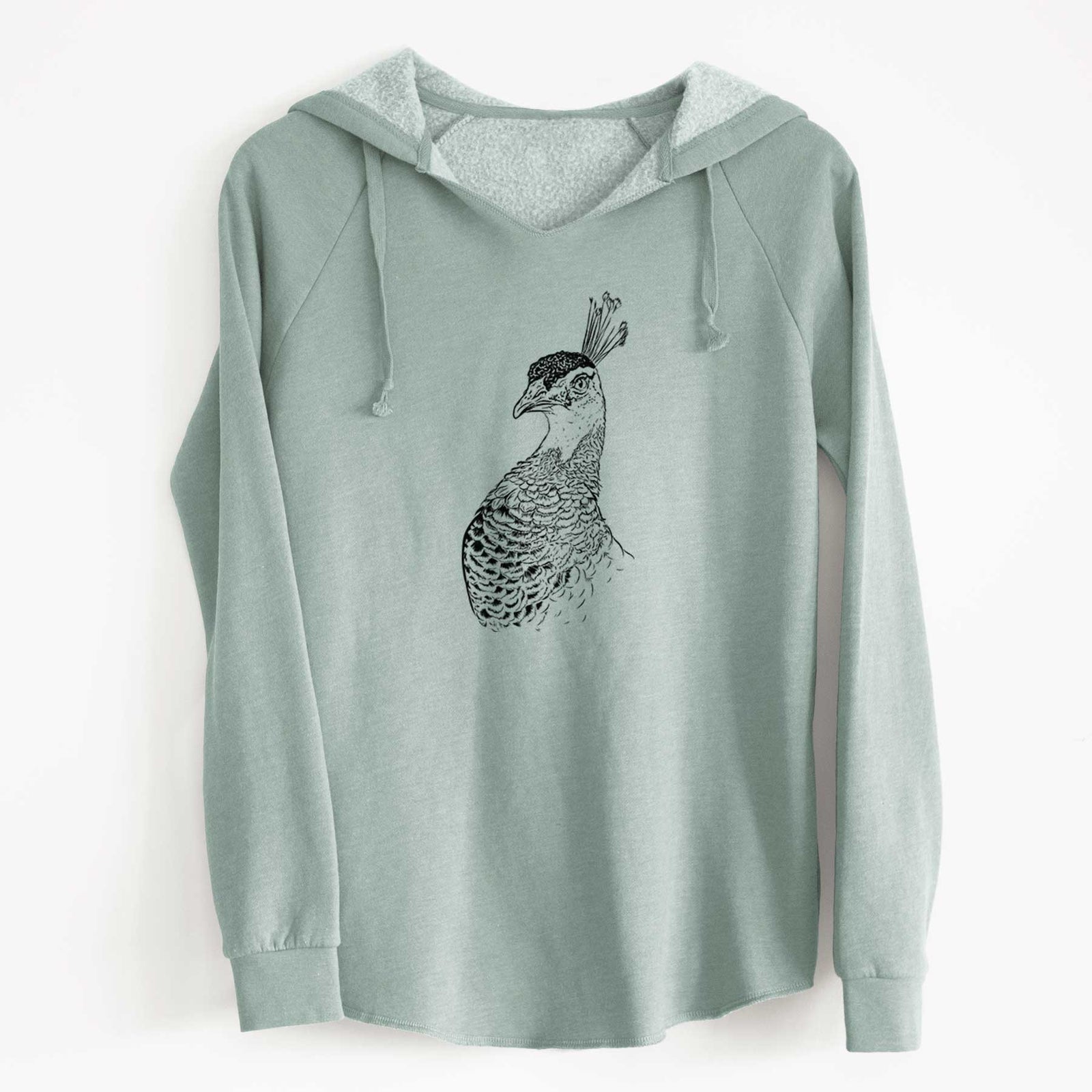 Bare Dee the Peahen - Cali Wave Hooded Sweatshirt