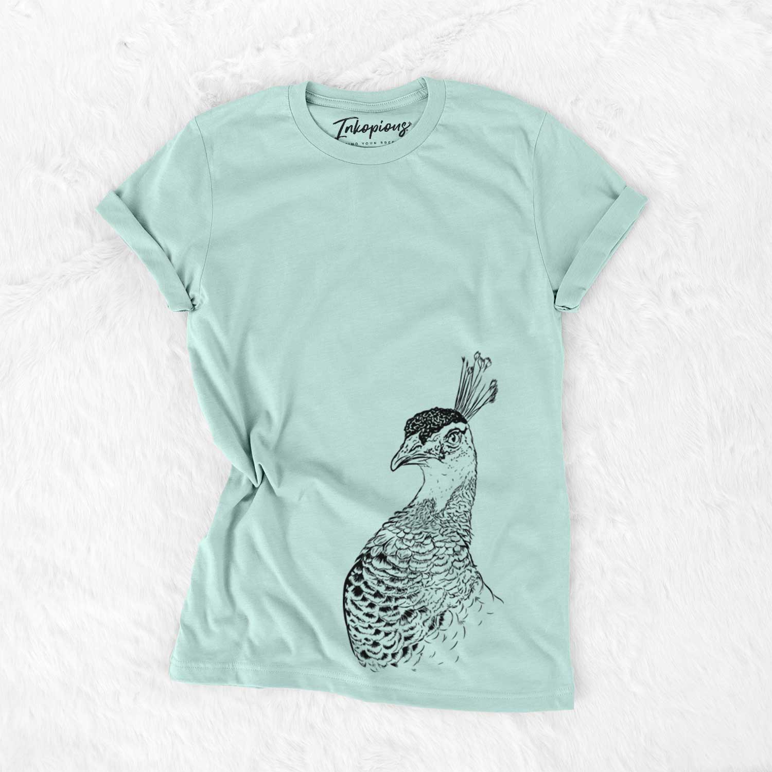 Bare Dee the Peahen - Unisex Crewneck