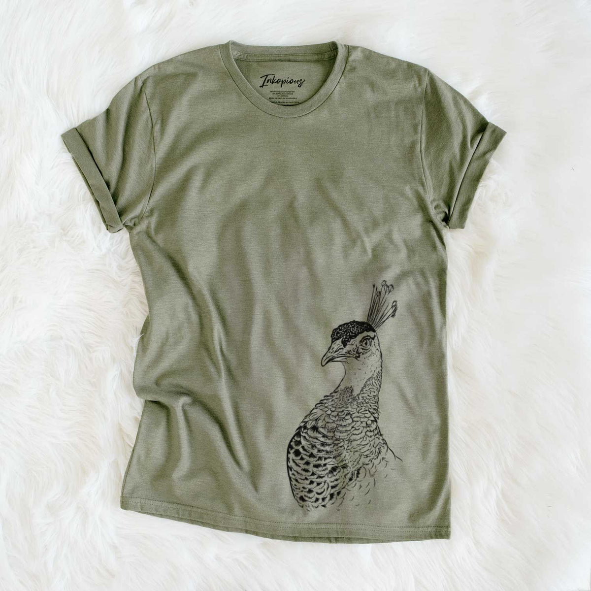 Bare Dee the Peahen - Unisex Crewneck