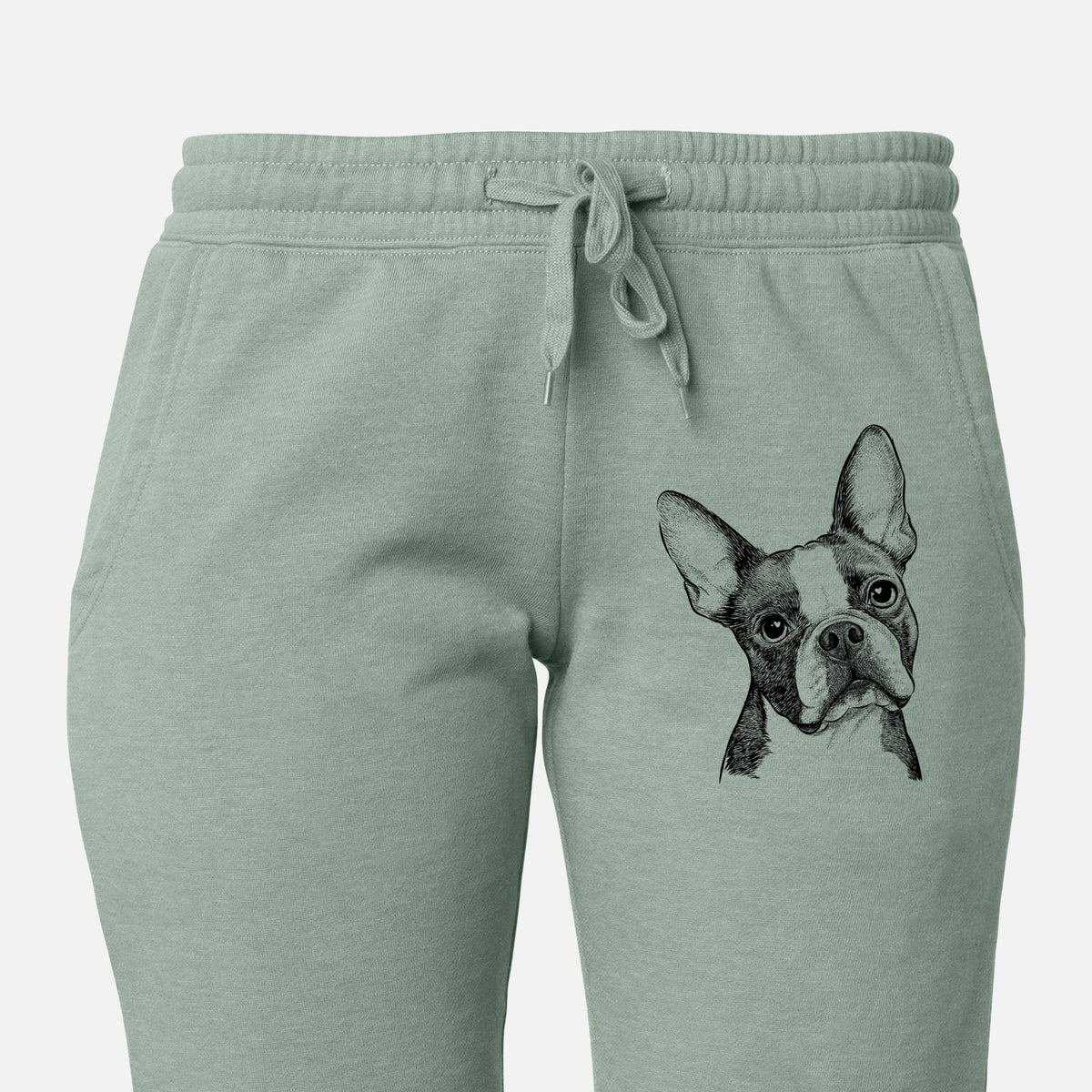 Dee Dee the Boston Terrier - Women&#39;s Cali Wave Joggers