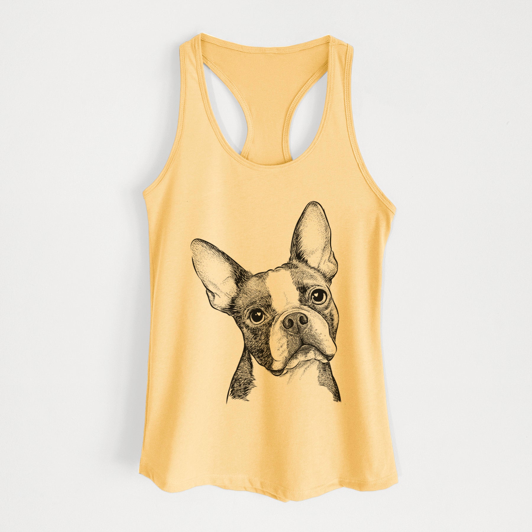 Dee Dee the Boston Terrier - Women's Racerback Tanktop