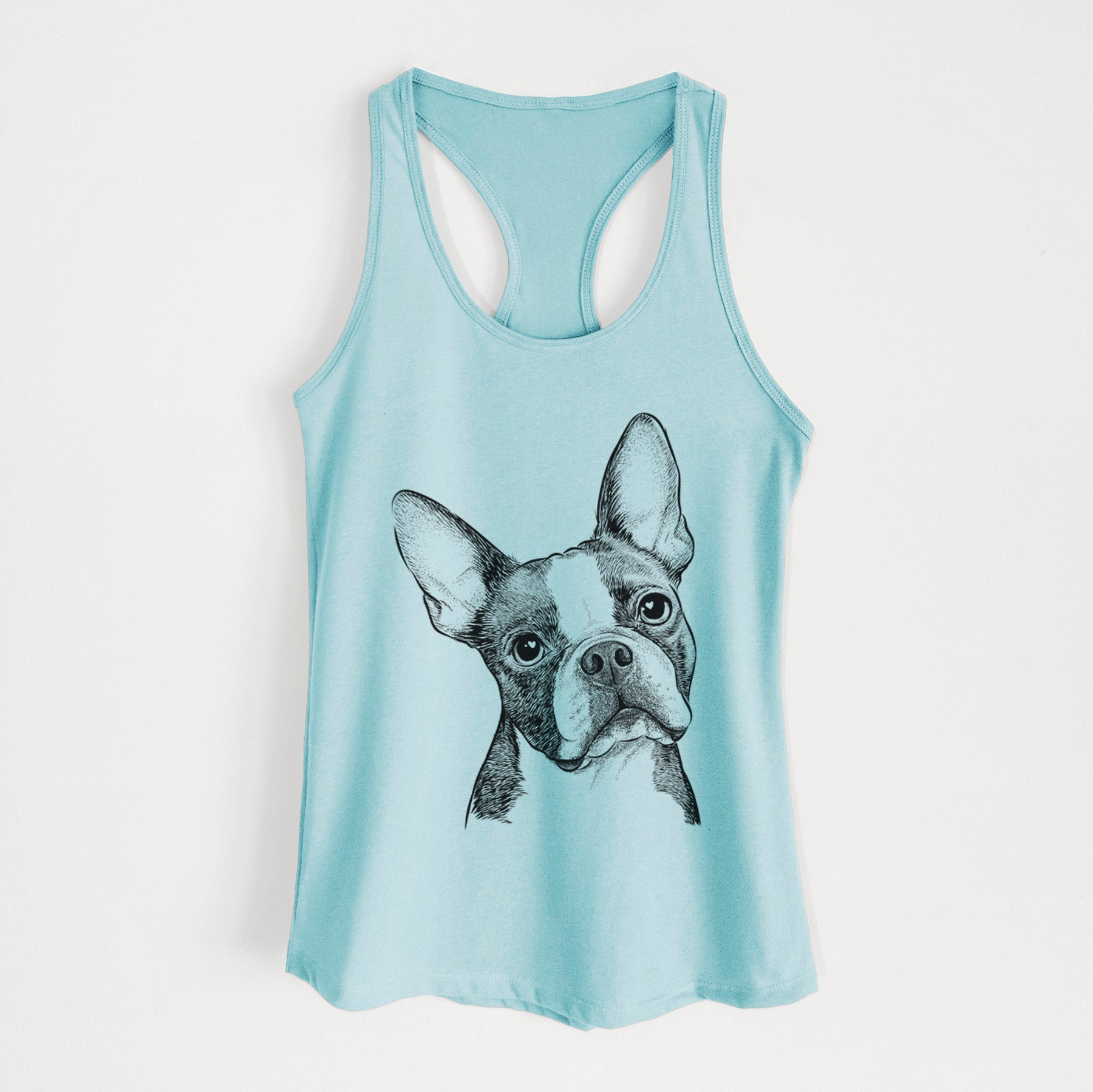 Dee Dee the Boston Terrier - Women's Racerback Tanktop