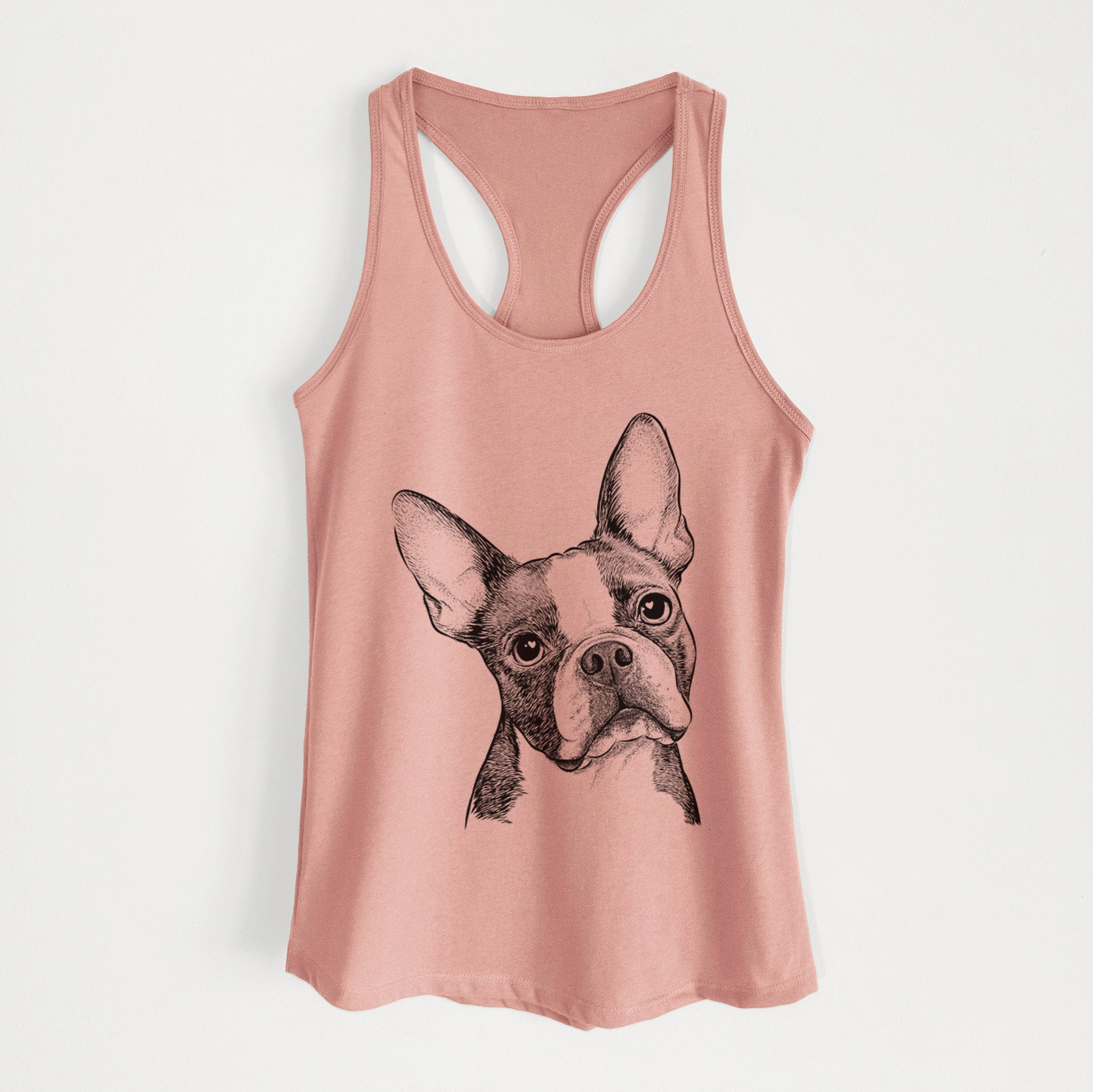 Dee Dee the Boston Terrier - Women's Racerback Tanktop