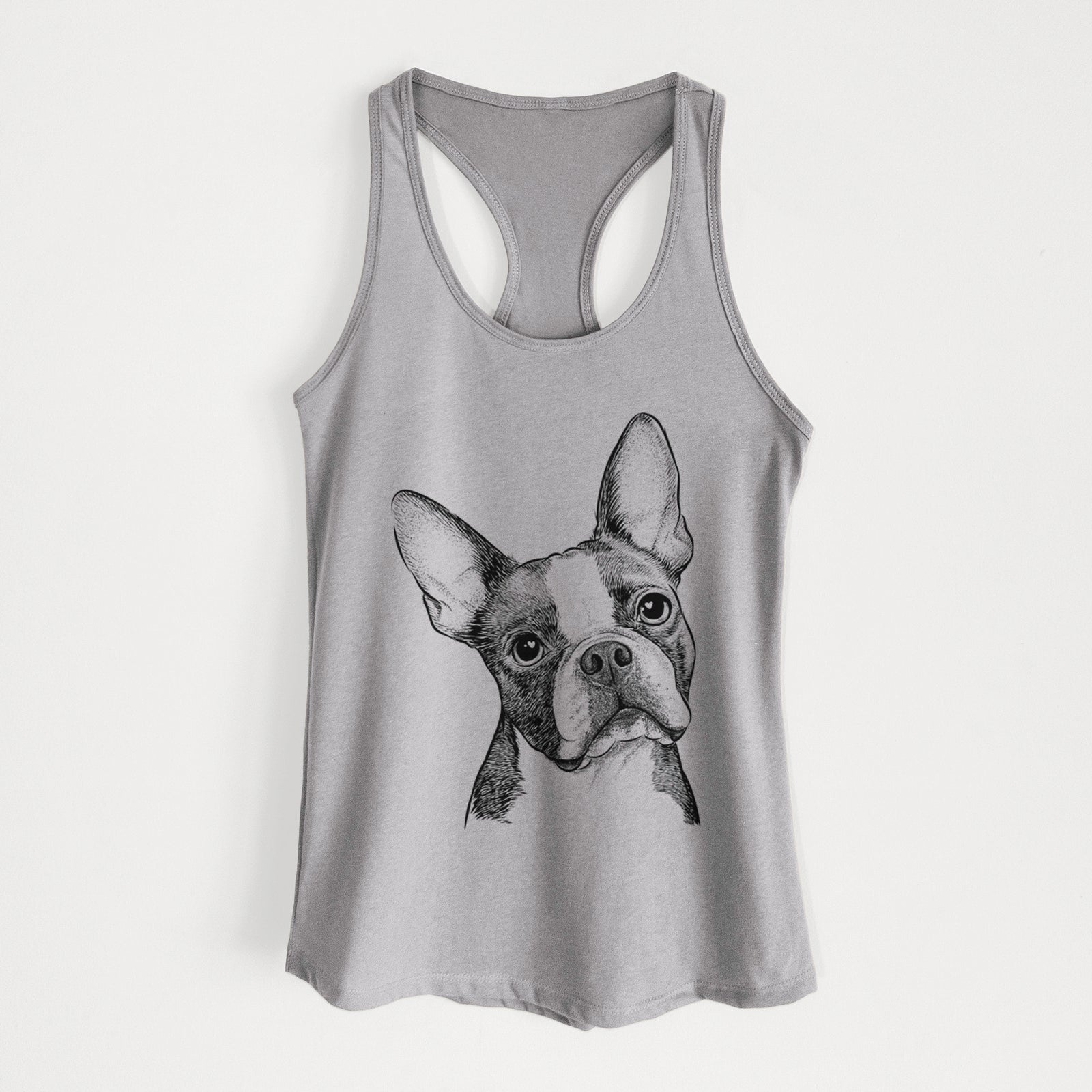 Dee Dee the Boston Terrier - Women's Racerback Tanktop