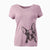 Bare Dee Dee the Boston Terrier - Women's V-neck Shirt