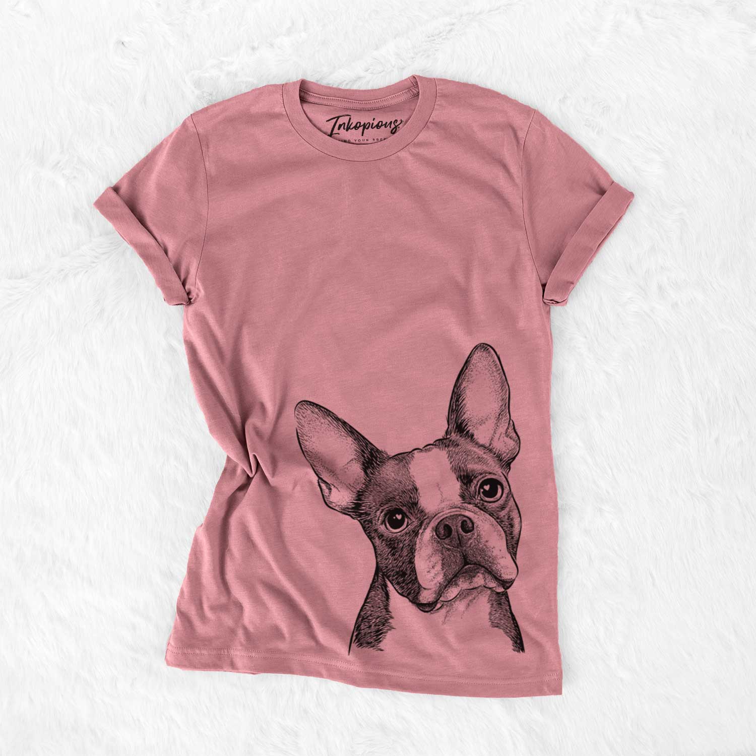 Dee Dee the Boston Terrier - Bella Canvas Unisex Crewneck