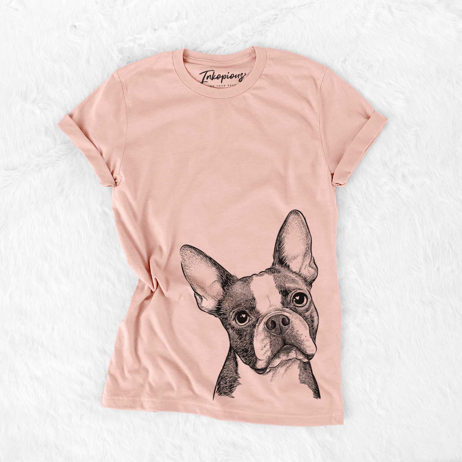 Dee Dee the Boston Terrier - Bella Canvas Unisex Crewneck