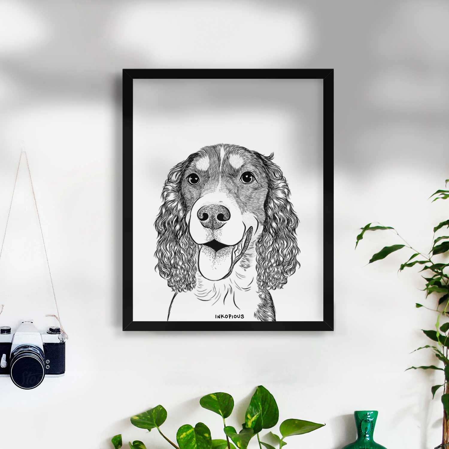 Delilah the English Springer Spaniel Art Print