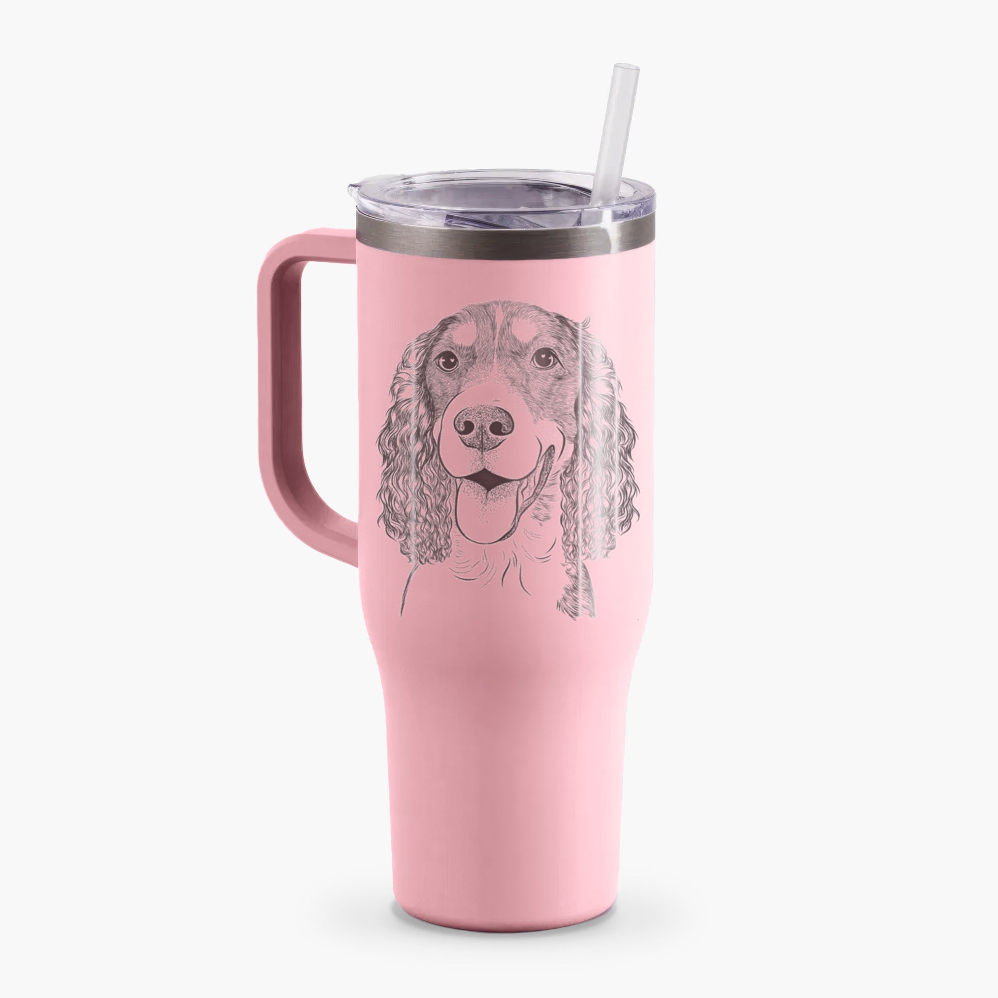 Delilah the English Springer Spaniel - 40oz Tumbler with Handle