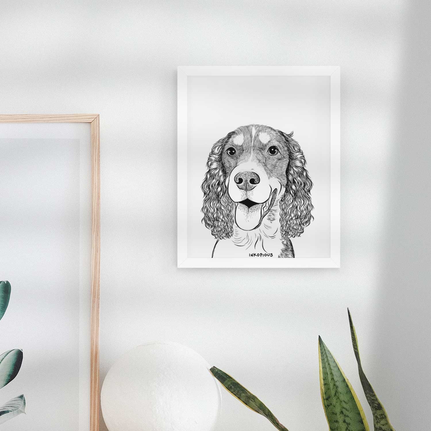Delilah the English Springer Spaniel Art Print