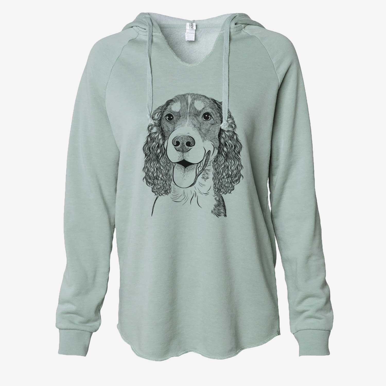 Delilah the English Springer Spaniel - Cali Wave Hooded Sweatshirt