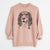 Bare Delilah the English Springer Spaniel - Unisex Pigment Dyed Crew Sweatshirt