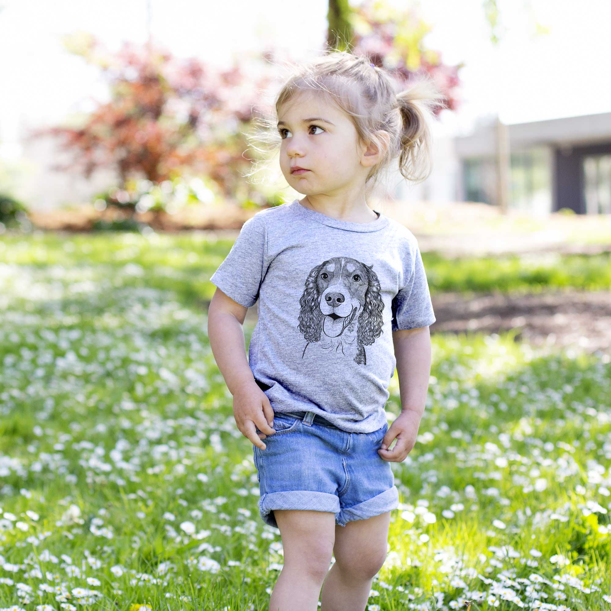 Bare Delilah the English Springer Spaniel - Kids/Youth/Toddler Shirt