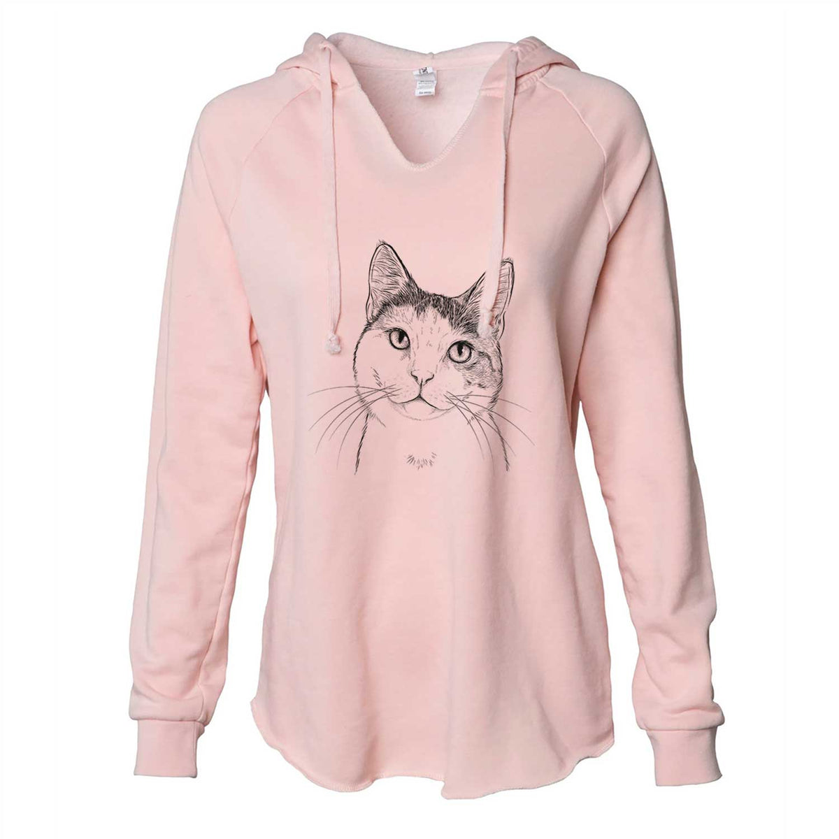 Denver the Calico Cat - Cali Wave Hooded Sweatshirt