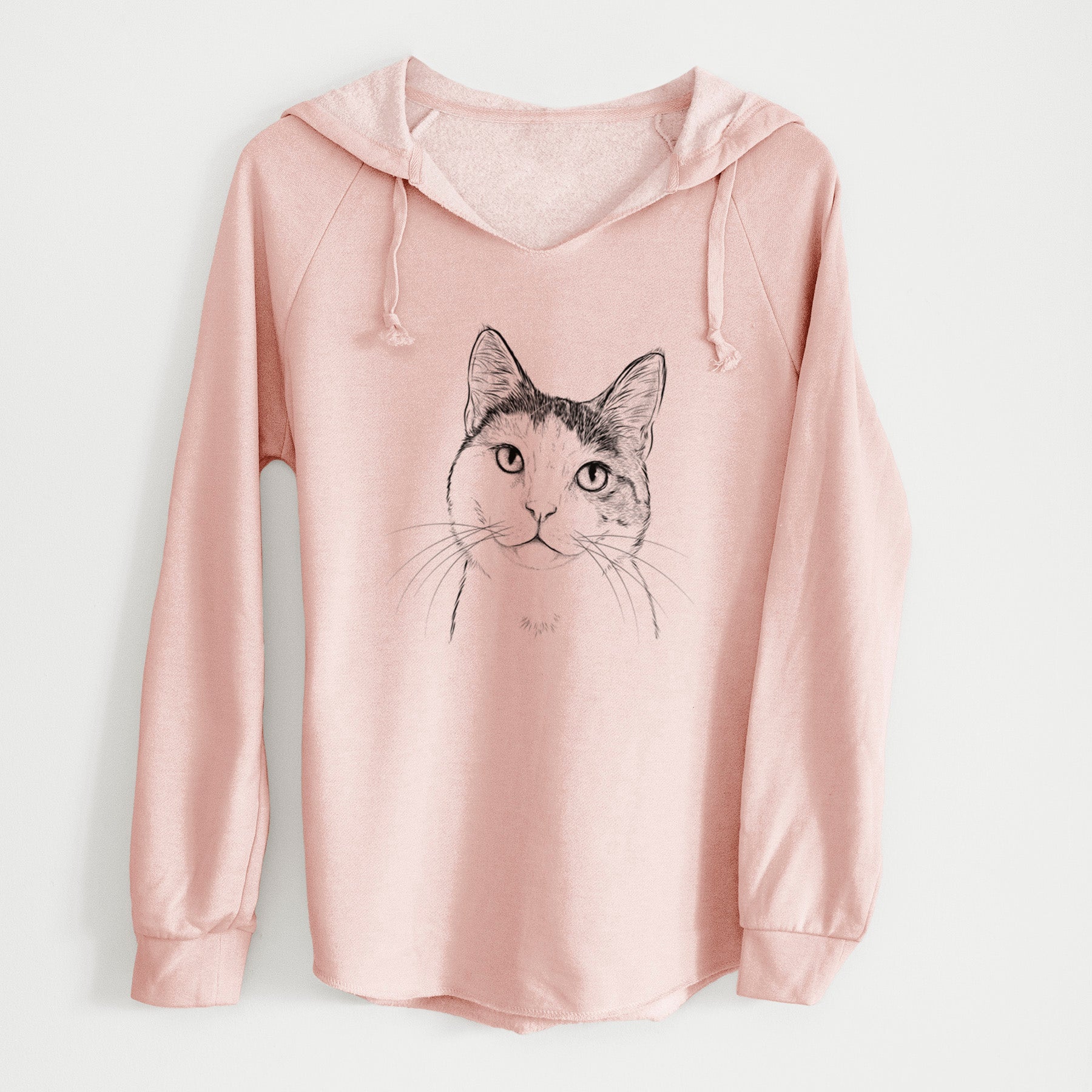 Bare Denver the Calico Cat - Cali Wave Hooded Sweatshirt