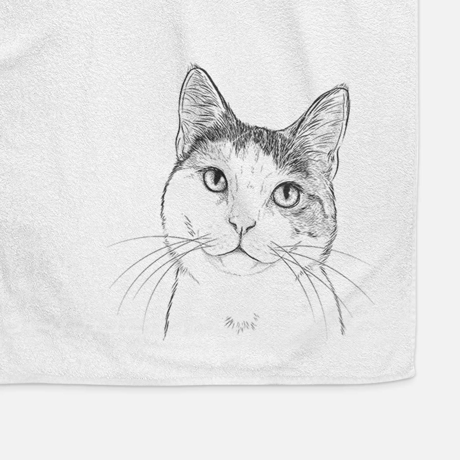 Denver the Calico Cat Decorative Hand Towel