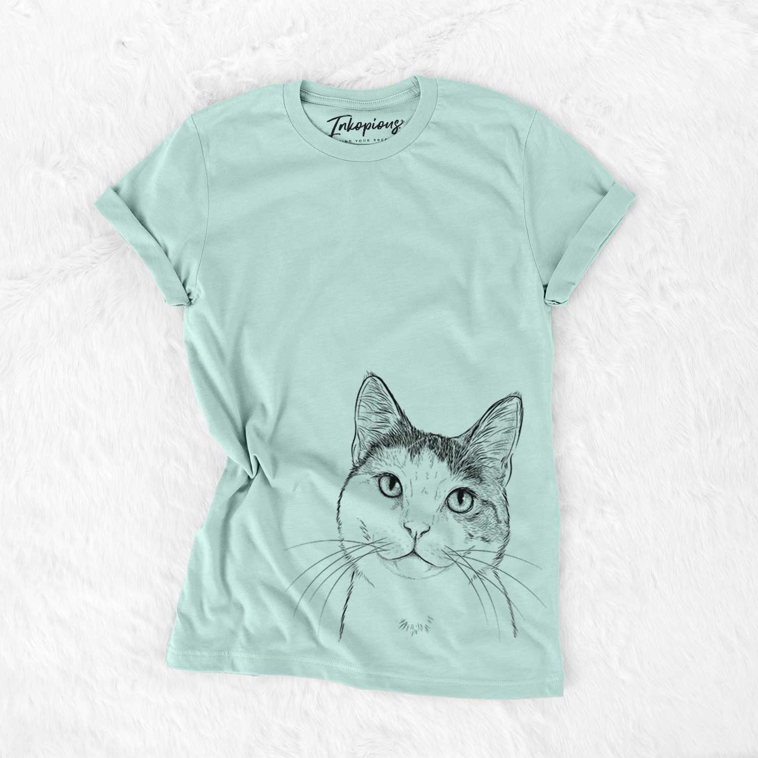 Bare Denver the Calico Cat - Unisex Crewneck