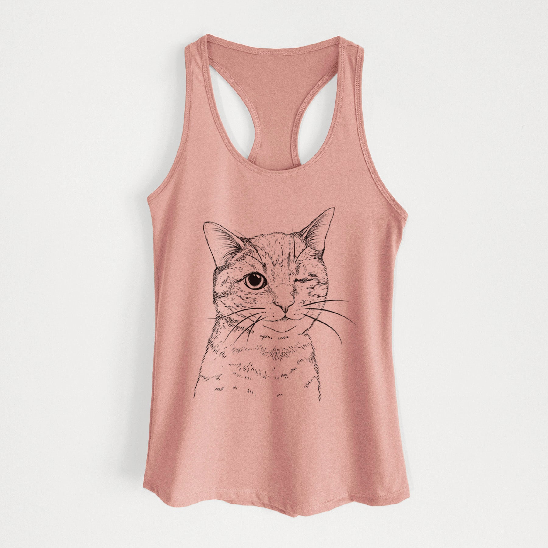 Dexter the Domestic Shorthair - Women's Racerback Tanktop