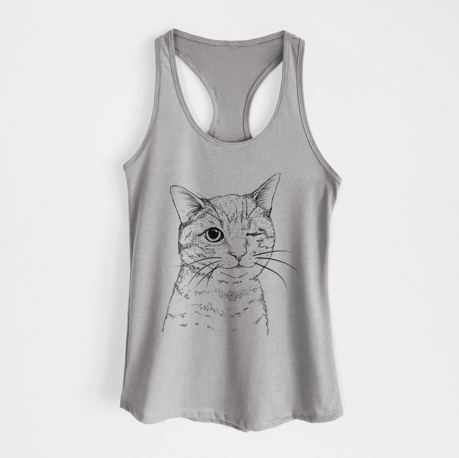 Dexter the Domestic Shorthair - Women's Racerback Tanktop