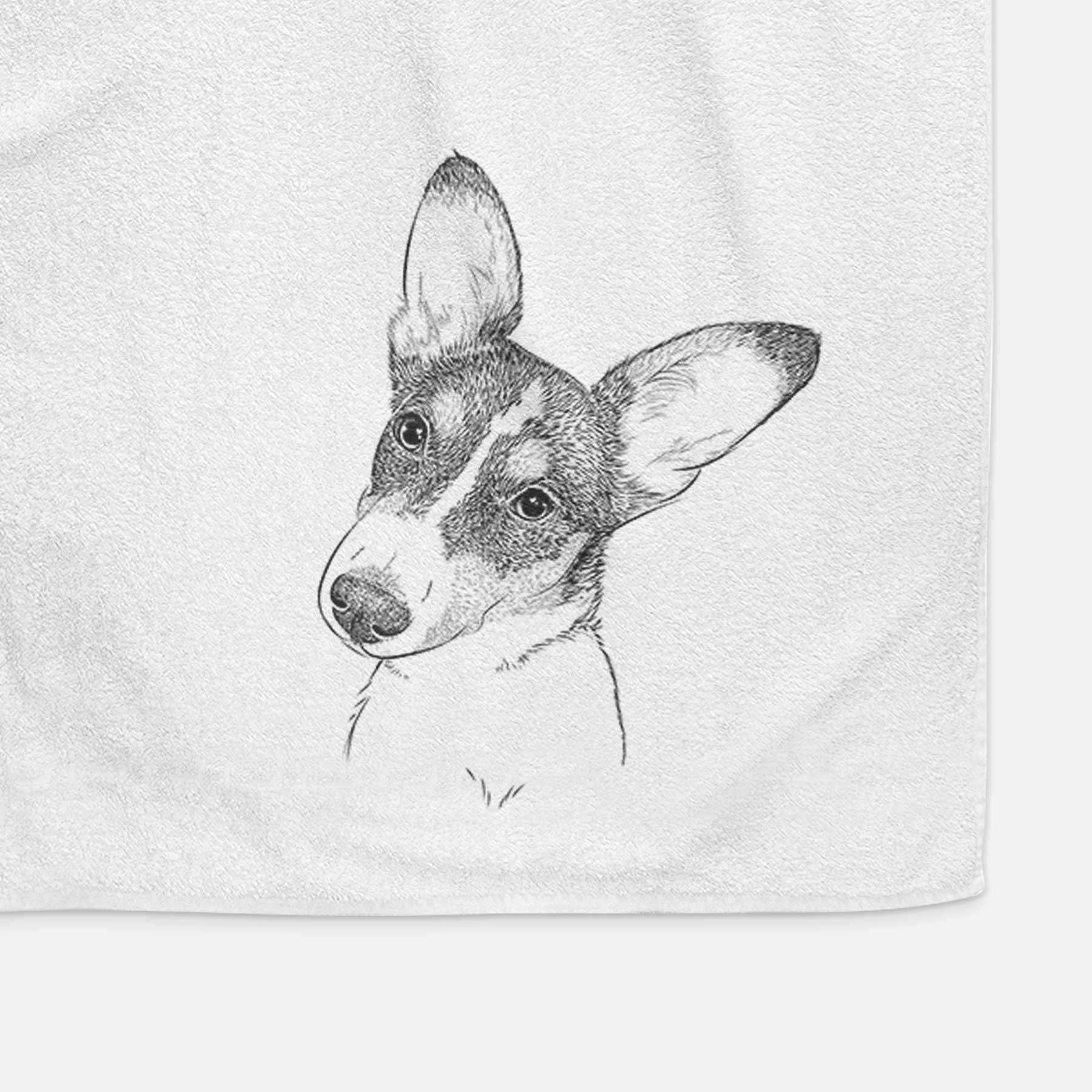 Dexter the Corgi Decorative Hand Towel