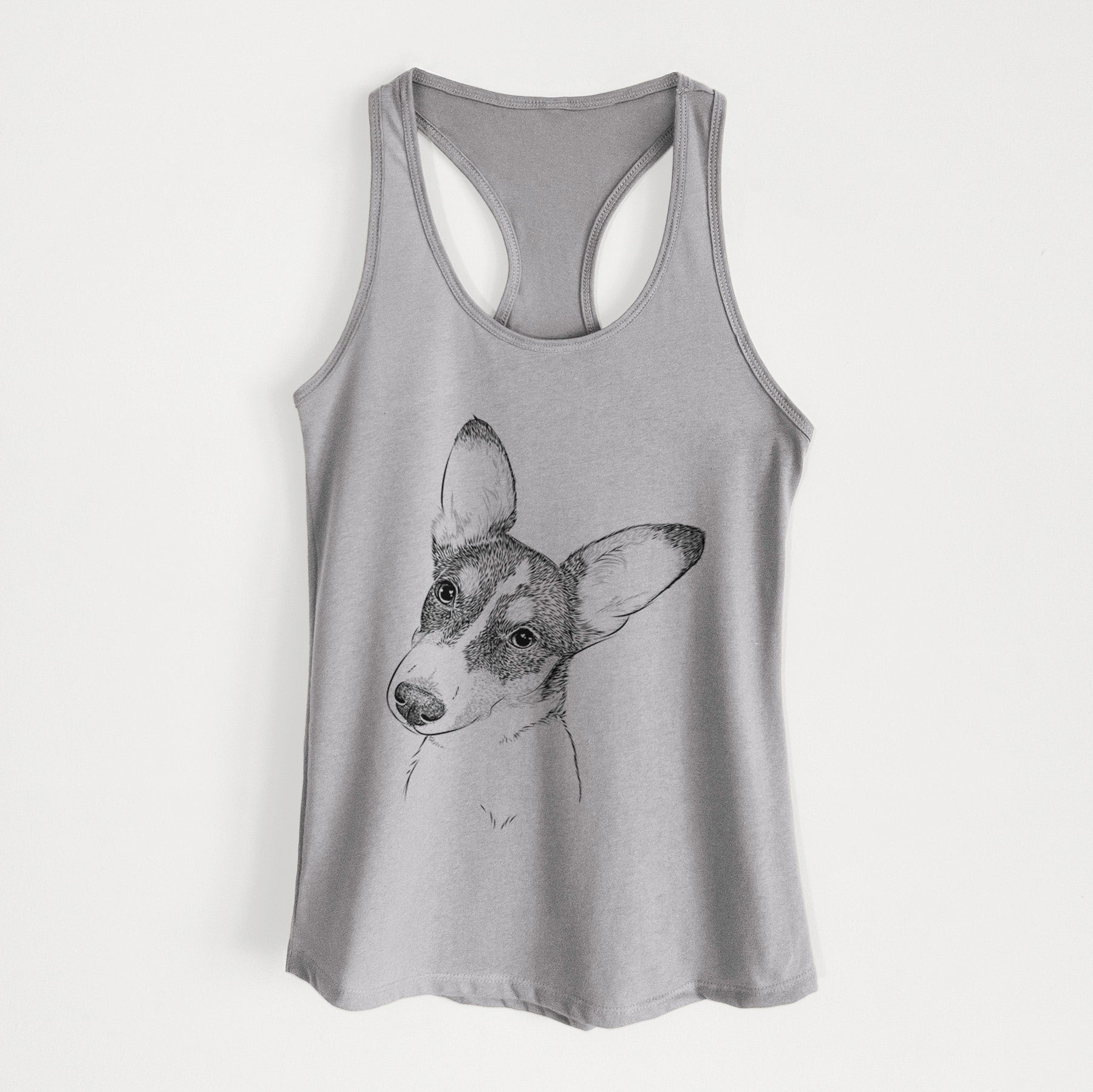 Dexter the Corgi - Women's Racerback Tanktop