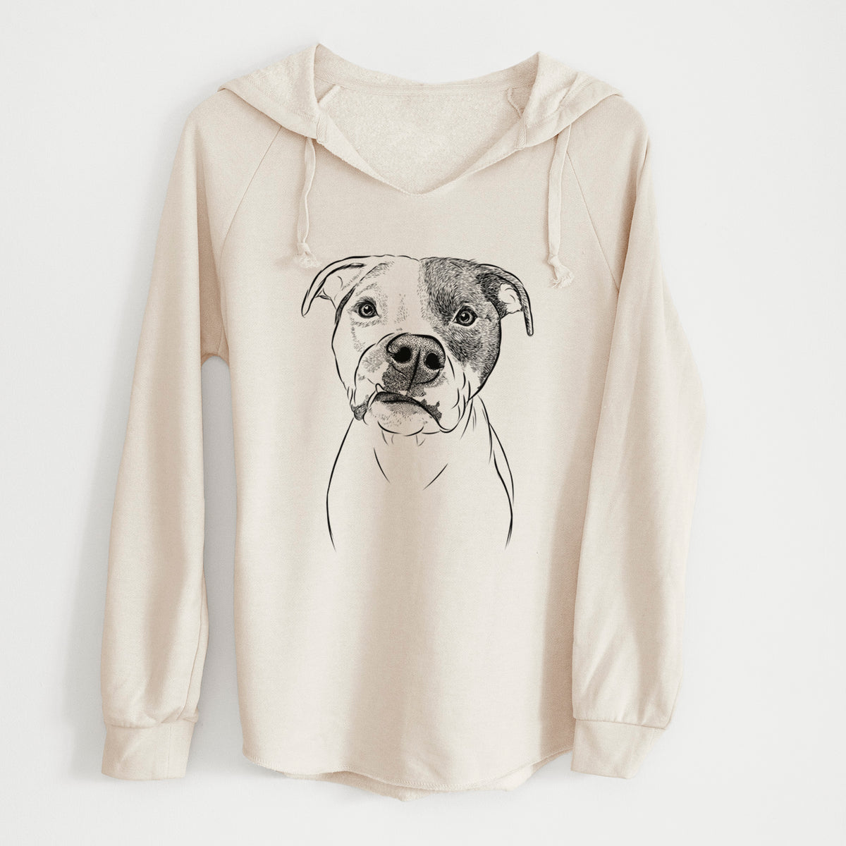 Bare Dexter the Pitbull - Cali Wave Hooded Sweatshirt