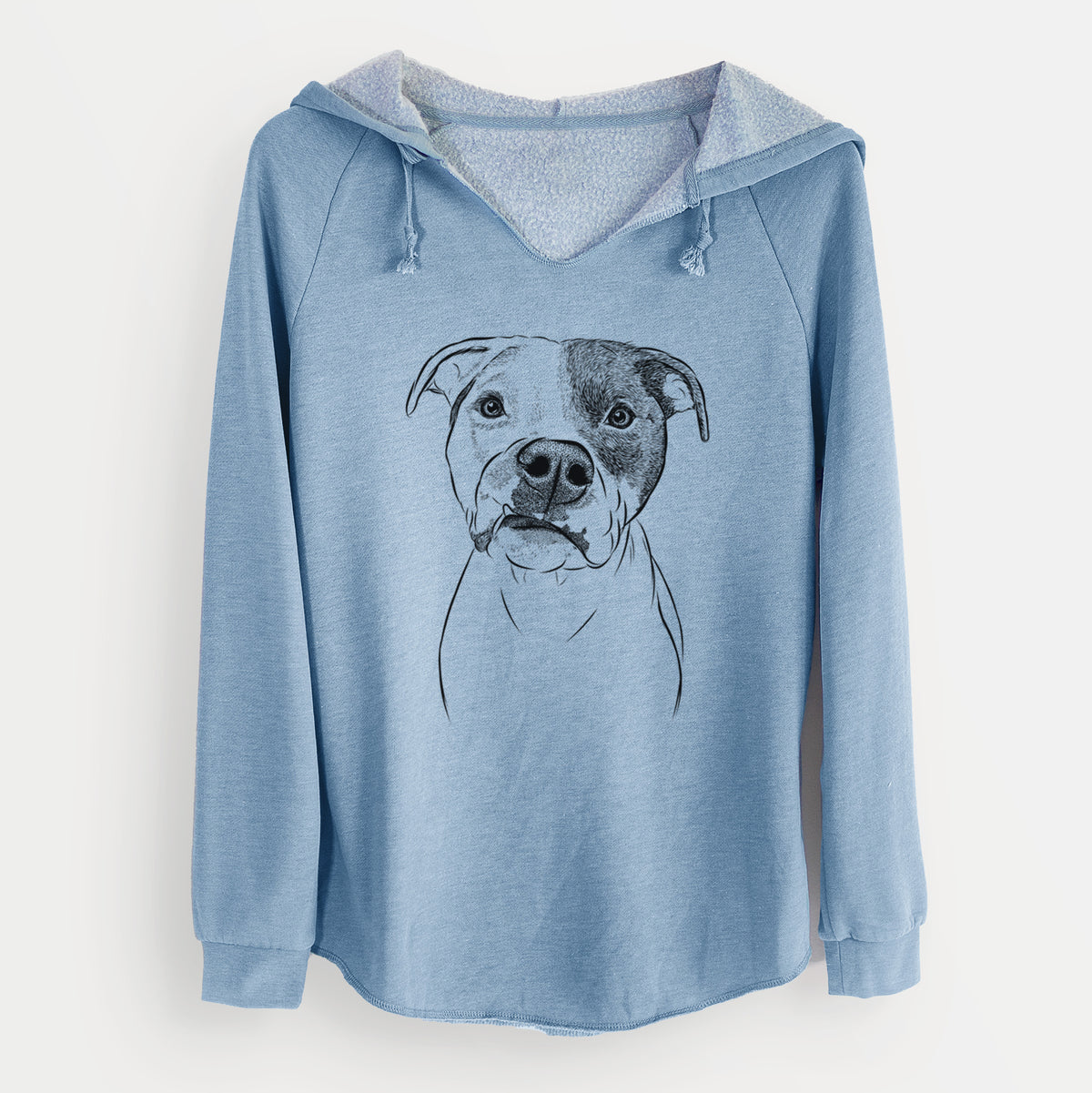 Bare Dexter the Pitbull - Cali Wave Hooded Sweatshirt