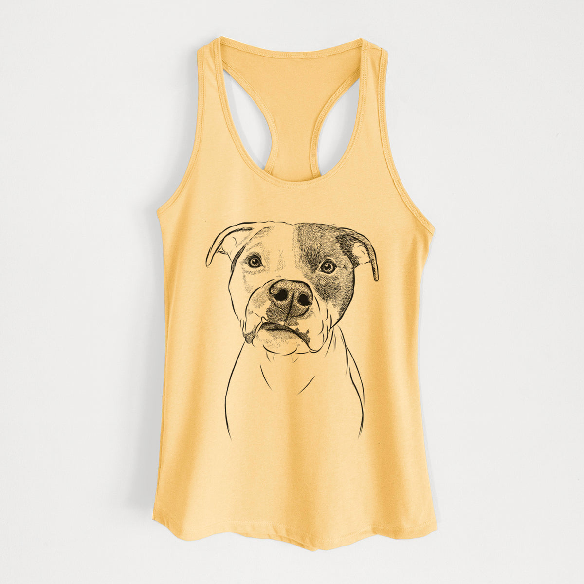 Dexter the Pitbull - Women's Racerback Tanktop