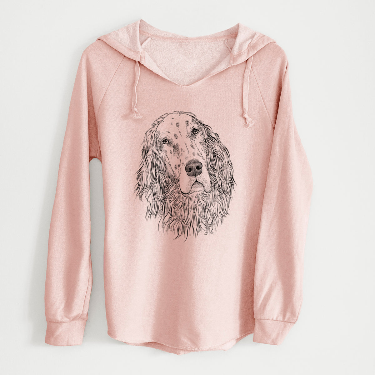 Bare Dexter the English Setter - Cali Wave Hooded Sweatshirt