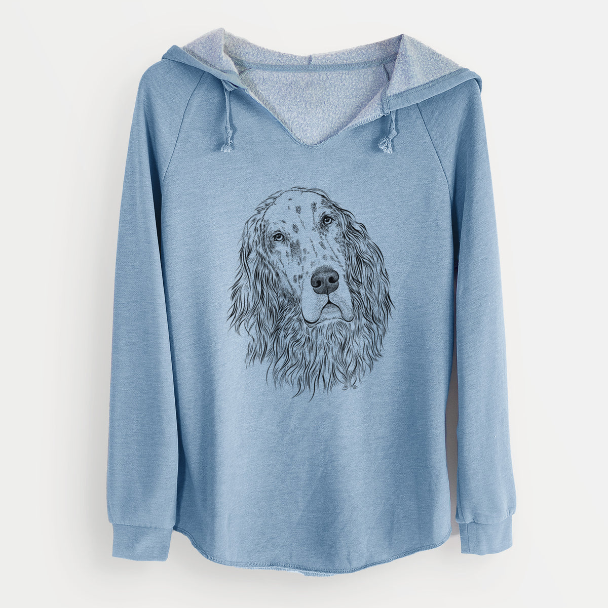 Bare Dexter the English Setter - Cali Wave Hooded Sweatshirt