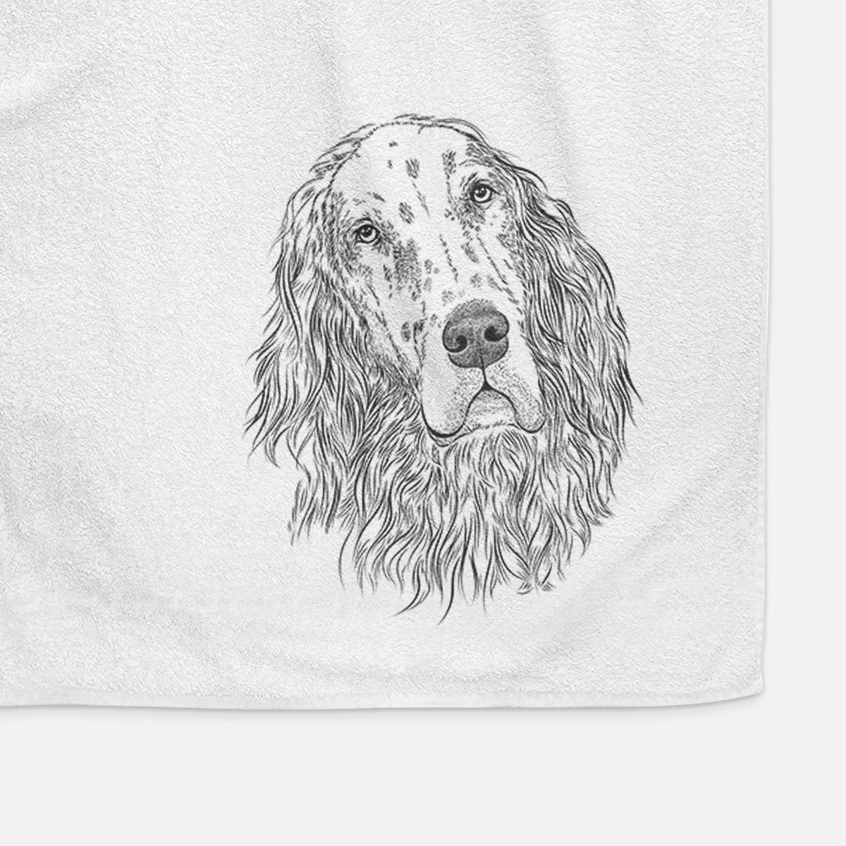 Dexter the English Setter Decorative Hand Towel