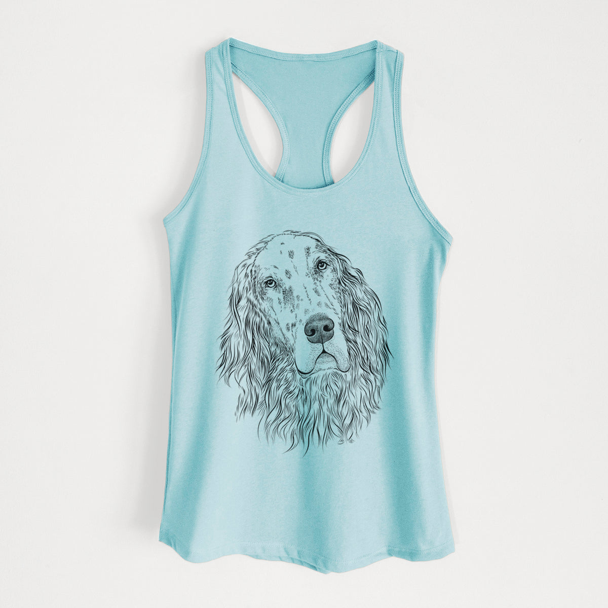Dexter the English Setter - Women's Racerback Tanktop