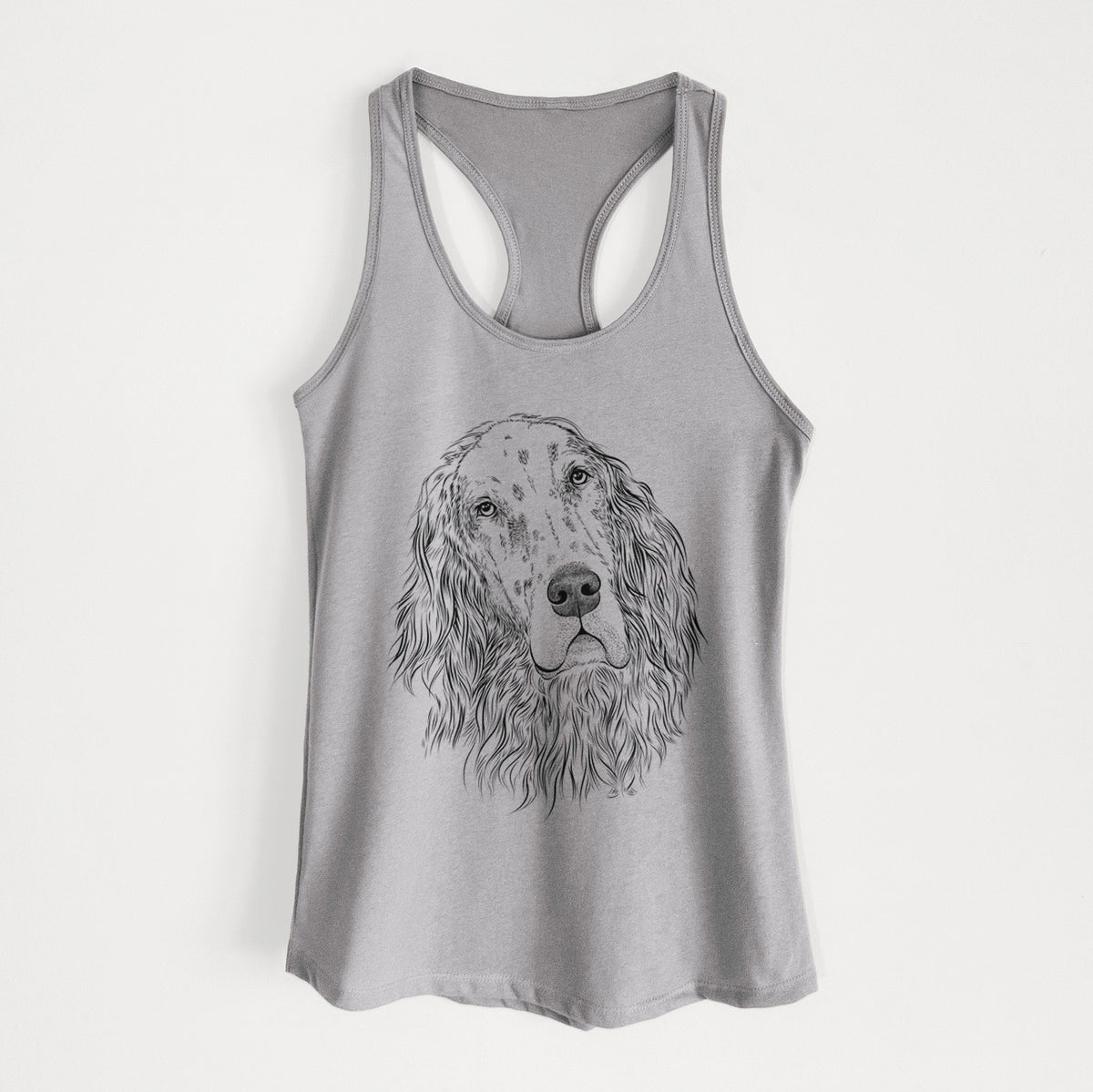Dexter the English Setter - Women's Racerback Tanktop