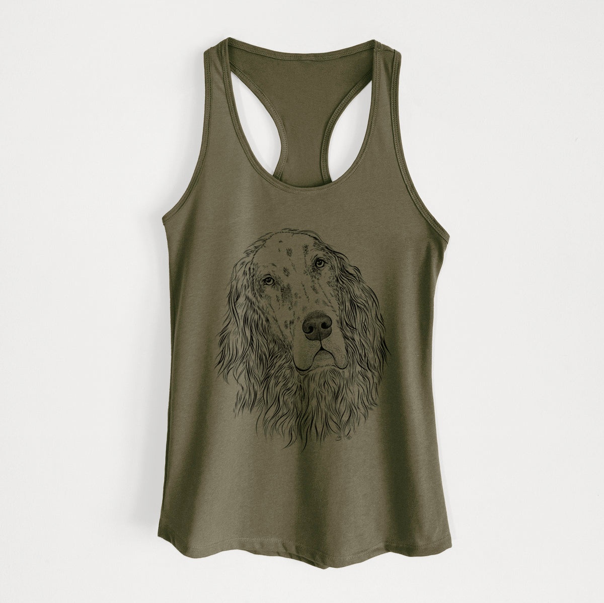 Dexter the English Setter - Women's Racerback Tanktop