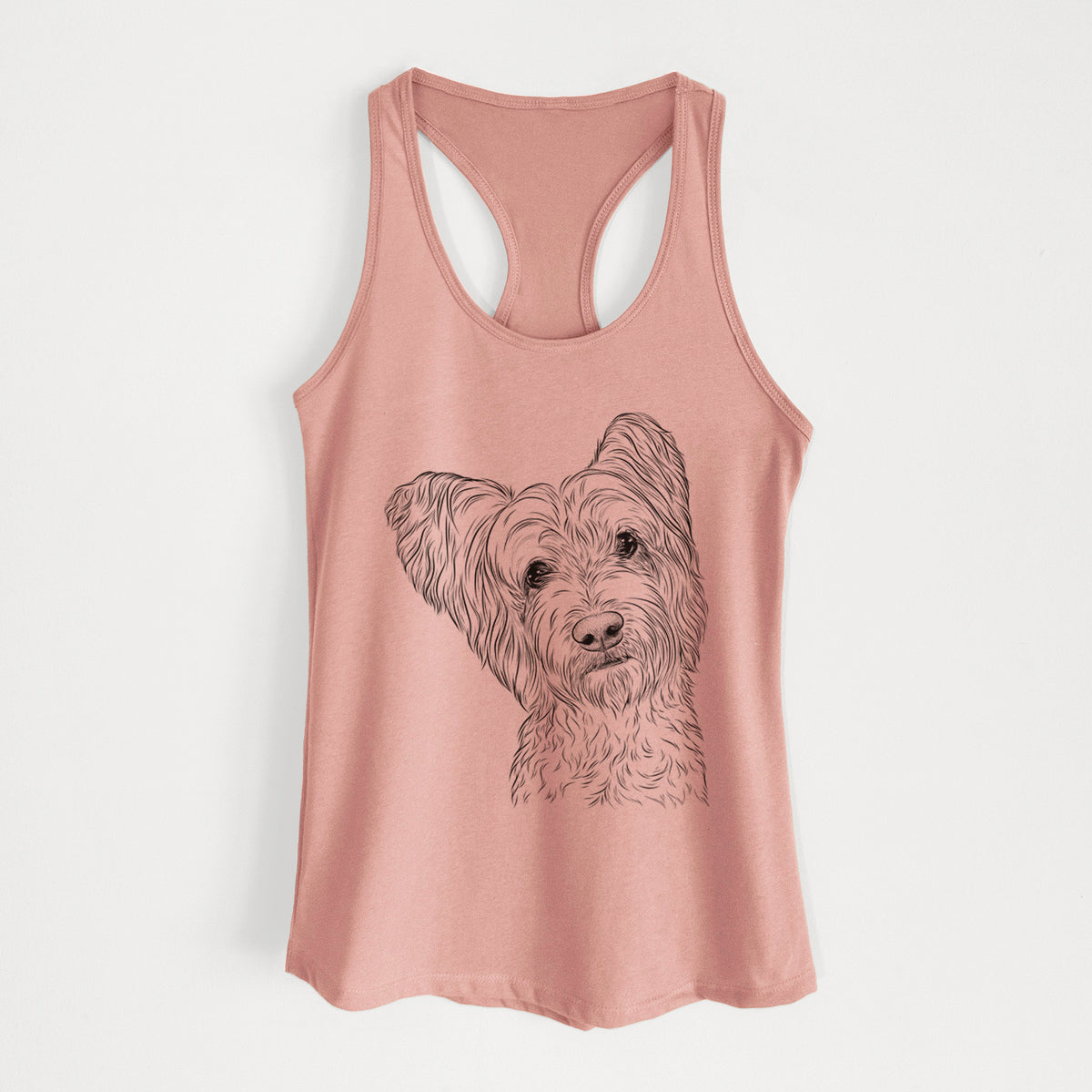 Dexter the Terrier Mix - Women's Racerback Tanktop