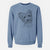 Bare Dexter the Terrier Mix - Unisex Pigment Dyed Crew Sweatshirt