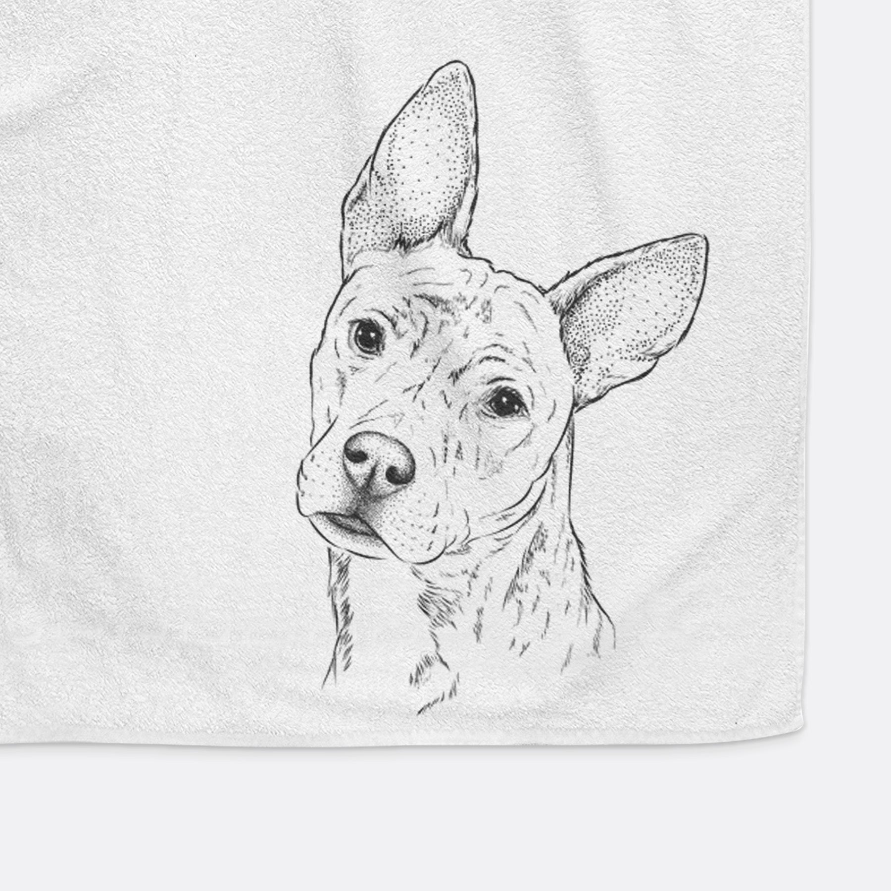 Diesel the Mixed Breed Decorative Hand Towel