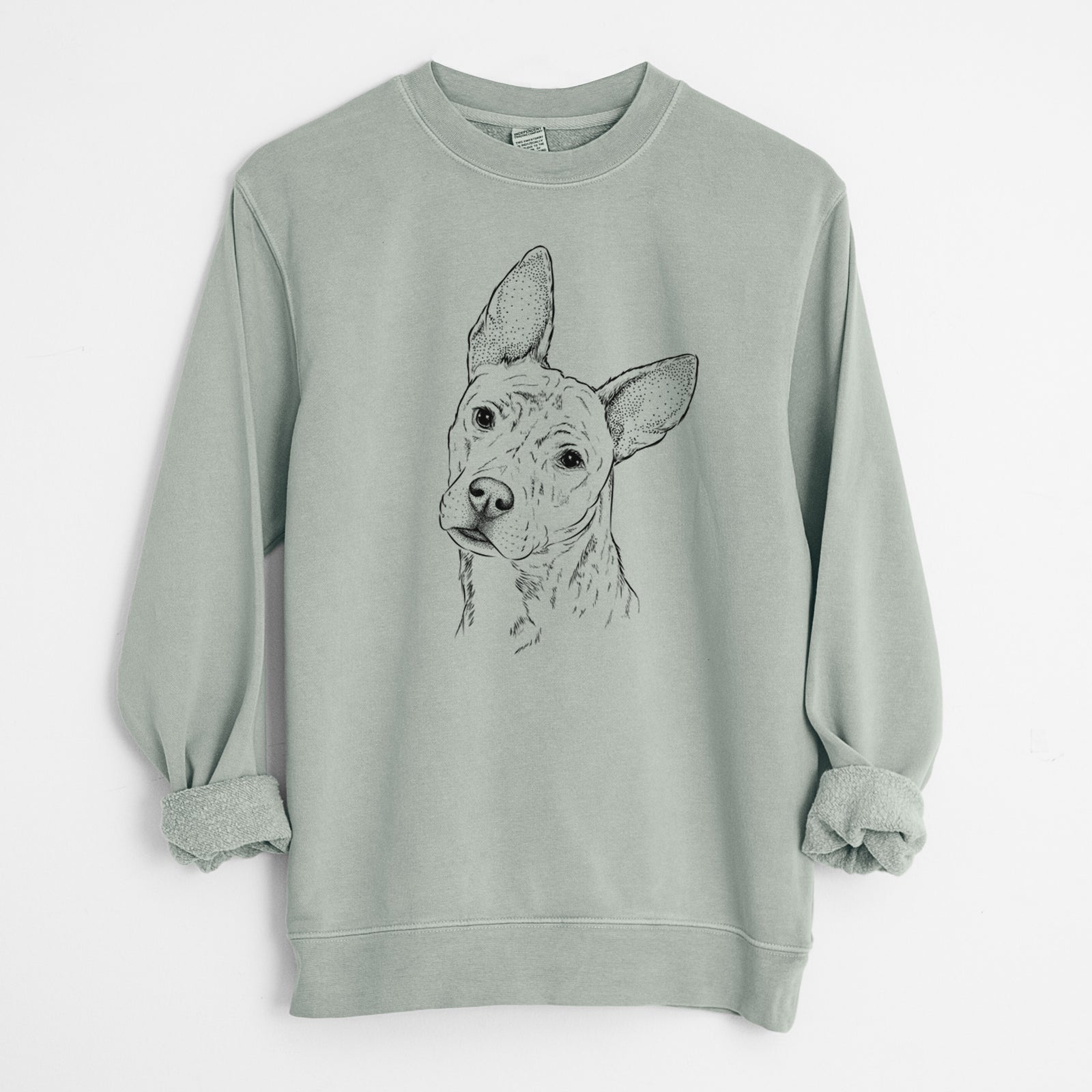 Bare Diesel the Mixed Breed - Unisex Pigment Dyed Crew Sweatshirt