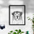 Dilly the Saint Bernard Art Print