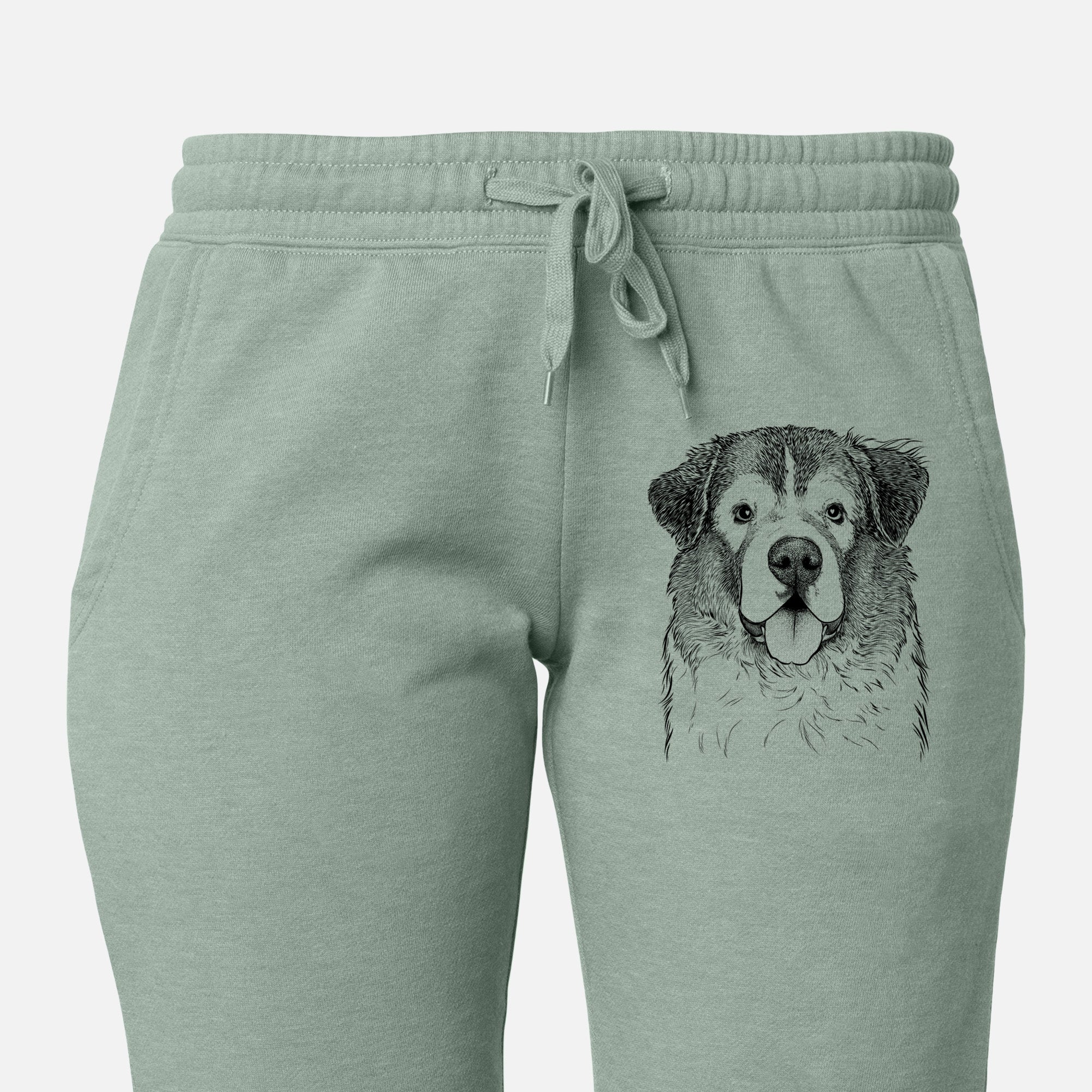 Dilly the Saint Bernard - Women's Cali Wave Joggers