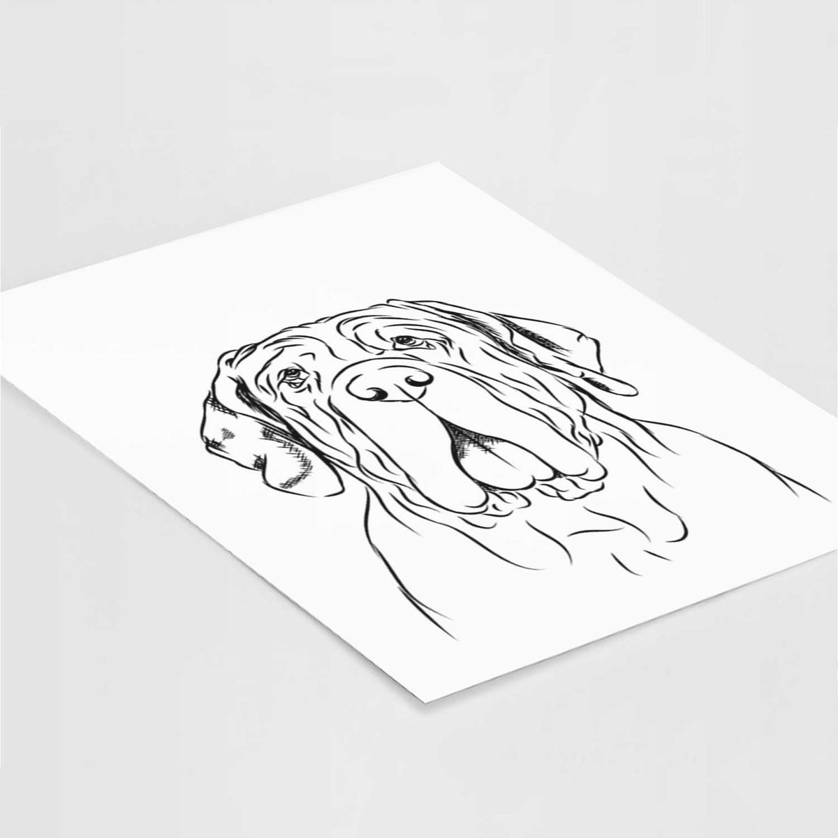 Dinah the Neapolitan Mastiff Art Print