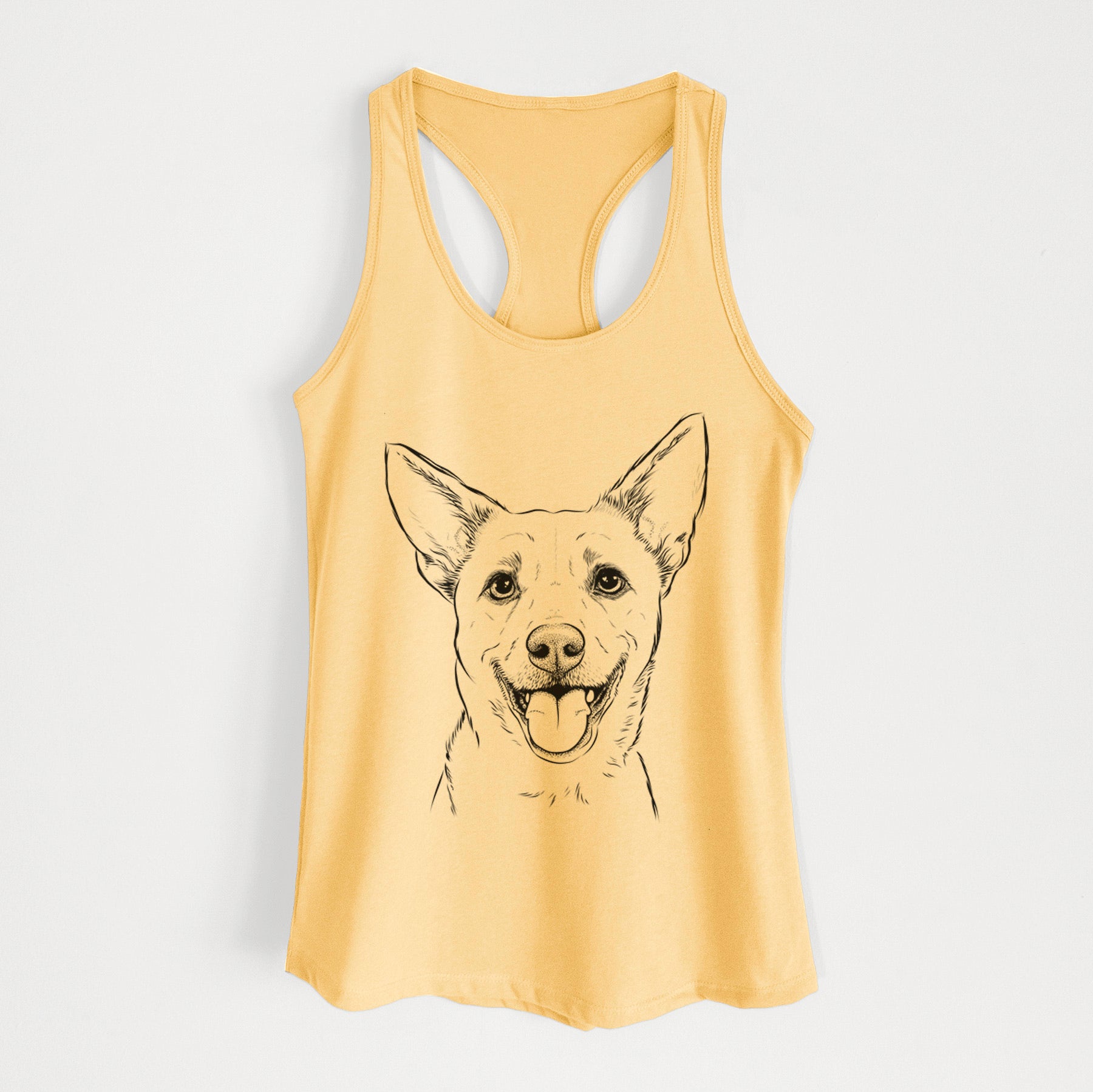 Dinghy the Mixed Breed - Women's Racerback Tanktop