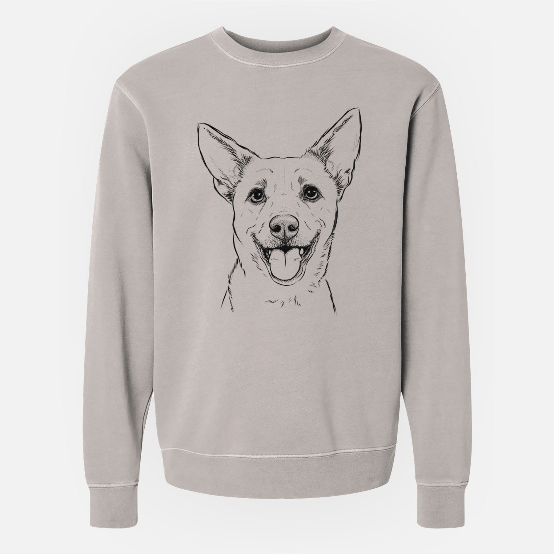 Bare Dinghy the Mixed Breed - Unisex Pigment Dyed Crew Sweatshirt