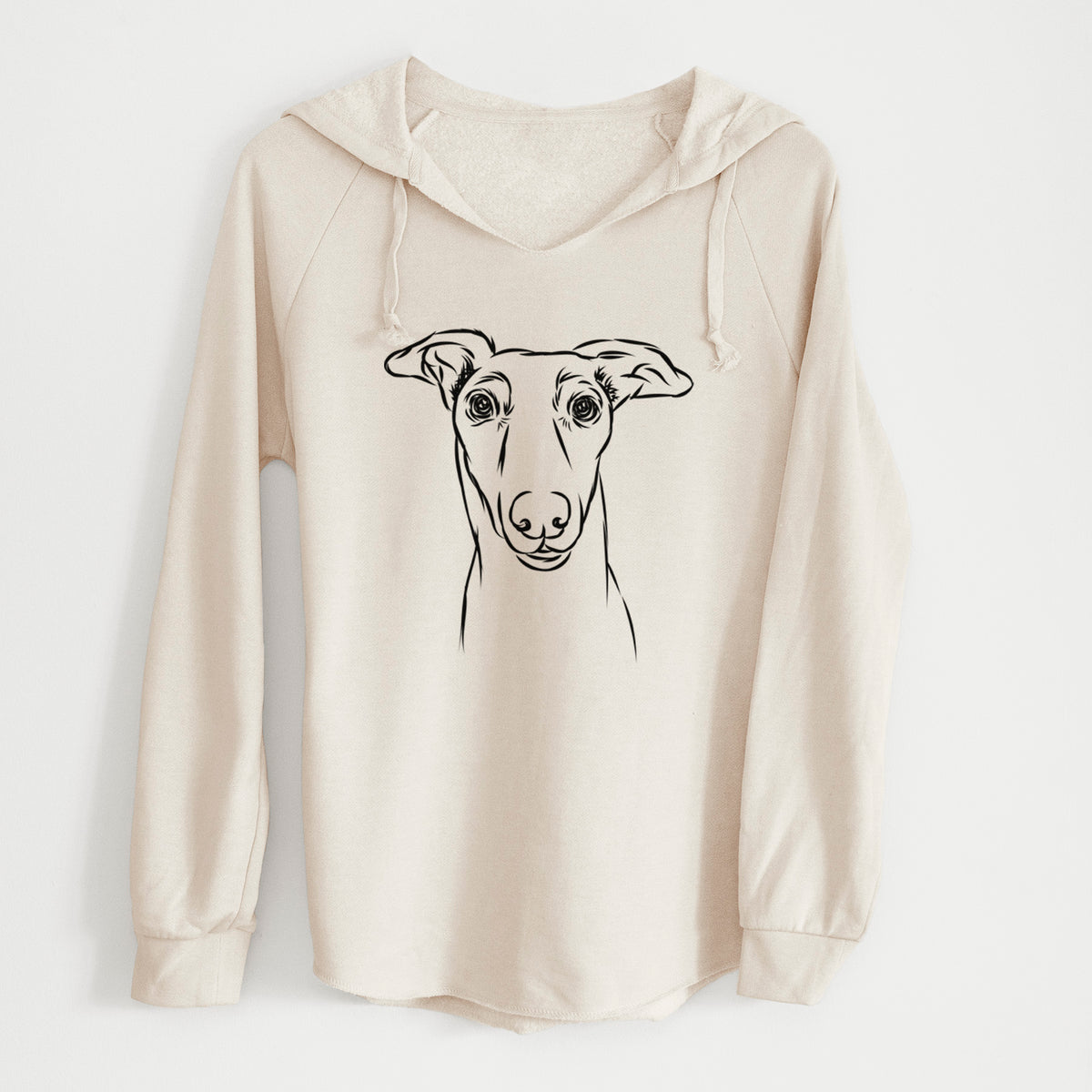 Bare Diva the Greyhound - Cali Wave Hooded Sweatshirt