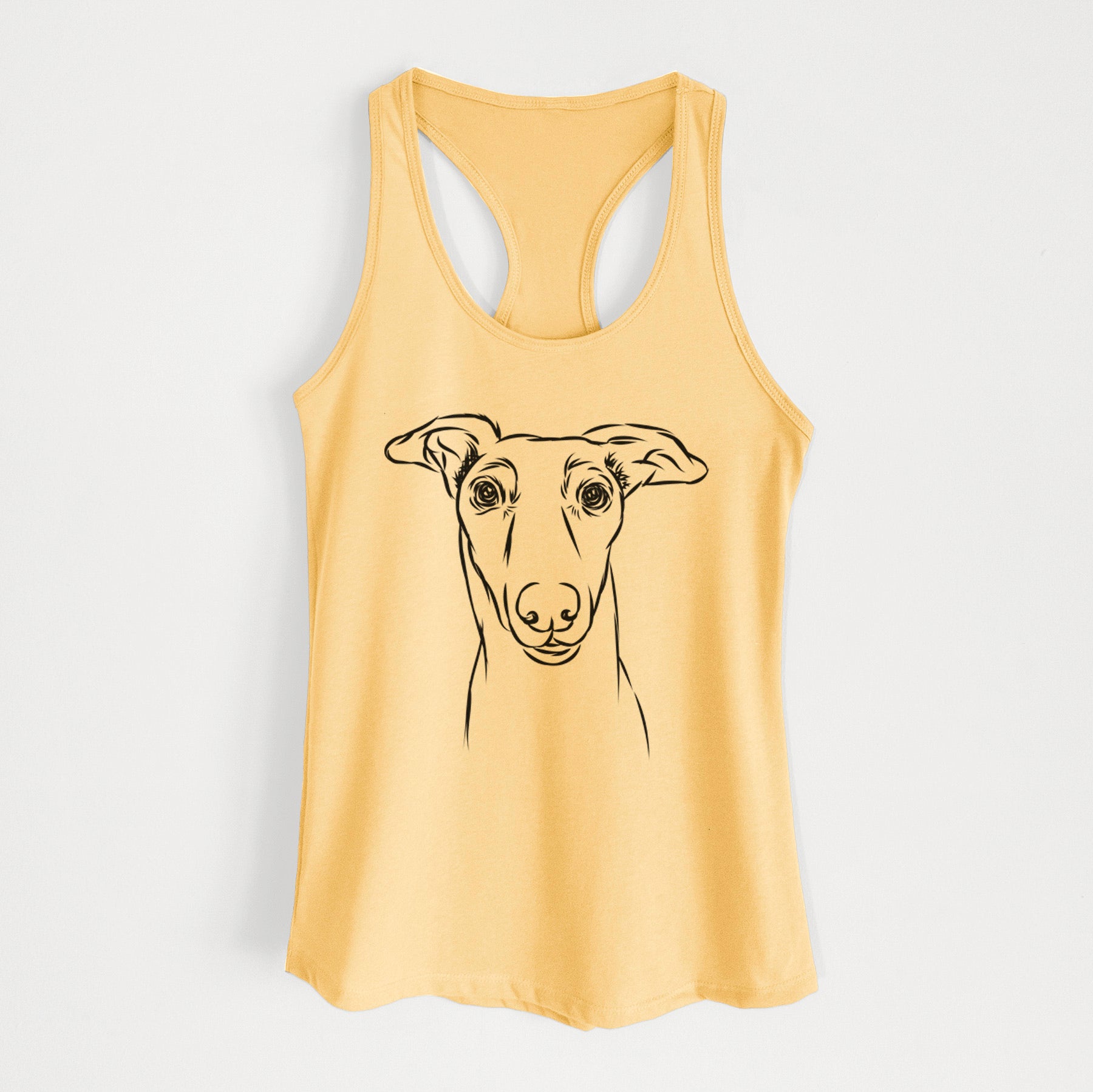 Diva the Greyhound - Women's Racerback Tanktop